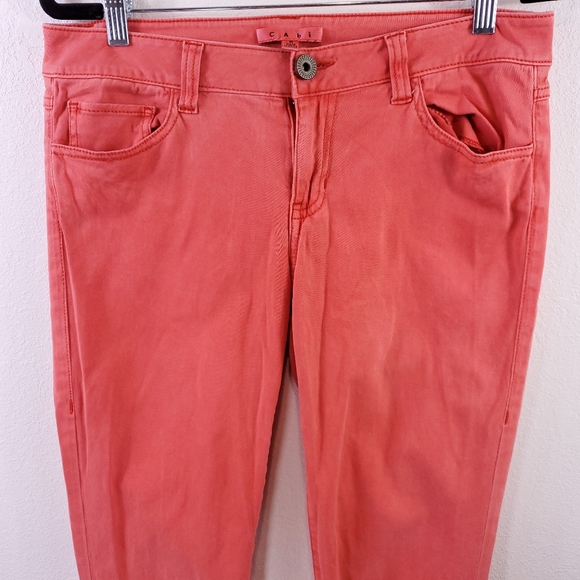 CAbi Salmon/Pink/Coral Jeans - Picture 2 of 6